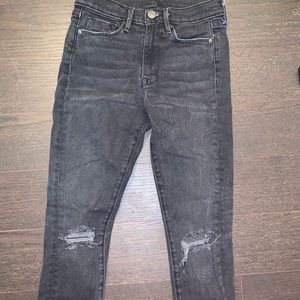 urban outfitters BDG black ripped skinny jeans